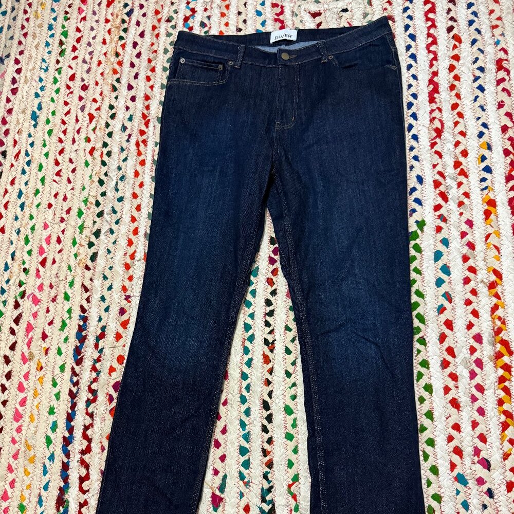 Duer Performance Denim Mid Rise Slim Straight - Picture 4 of 6
